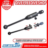 DE-ARM10 Detachable Aluminum Scubalamp Arm Ball to YS 10 inch 25.4cm Accessories Extend Video Light 