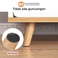 Homedoki TV Table TV Shelf/ TV Cabinet/ Modern Minimalist TV Table/ Wooden TV Table/