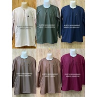 Kurta Plus Size S-5XL Teluk Belanga Cotton Japanese Mohd