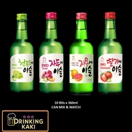 [Bundle of 10] Jinro Soju (10 x 360ml)