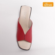 MERAH Elle 03109 Wedges Women's Sandals Red Color