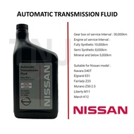 1 L TRANSMISION OIL (MATIC J) BLACK ( 999MP-MTJ00P ) Navara D40T Elgrand E51 Fairlady Z33  Murano Z5