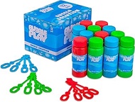 BubblePlay Bubble Blower Bottles with Wands: 2 OZ Bottles of Bubble Solution with Wands for Kids - O