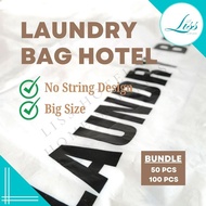 Disposable Hotel Laundry Bag Without String- 50pcs/100pcs (43cm x 56cm)