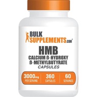 BulkSupplements.com HMB Capsules - as Calcium HMB Supplement, Beta-Hydroxy Beta-Methylbutyrate - Glu