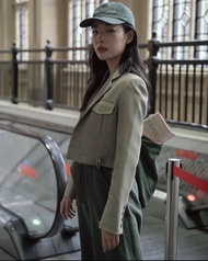 IRVIN BLAZER IN SAGE GREEN