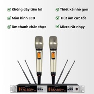 Micro Karaoke KAW K9000 Micro Không dây Bluetooth Có Đầu Thu Hát Hay Cho Giọng Chuẩn