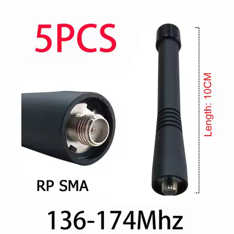 GWS Walkie talkie 5PCS antenne 136-174Mhz for motorola one for e398 g6 razr v3i e5 p30 sma uhf tacti