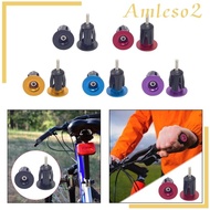 [Amleso2] 2x Bike Handlebar End Mountain End for Mountain Bike