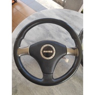 STEERING MOMO AVY RS LEATHER PNP KENARI KELISA VIVA MYVI