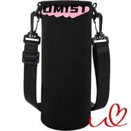 UMISTYDREAMC9 Insulated Bottle Pouch, Black Neoprene Water Bottle Holder, 750ML/1000ML/1500ML Adjust