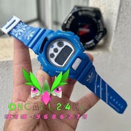 (Custom Item) Gshk Dw6900 Adidas blue Men's Watch,