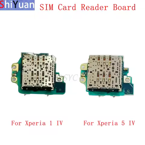 SIM Card Reader Board Connector For Sony Xperia 1 IV 5 IV Sim Card Reader Flex Cable Replacement Par