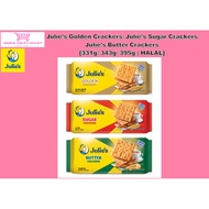 Julie's Golden Crackers Julie's Sugar Crackers Julie's Butter Crackers [331g 343g 395g | HALAL]