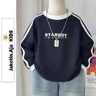 Just Jacket - SPORTY STAR BOY GENIUS STRIPPED Sweater for Boys (1th - 16th) Kids Premium Hip Hop Jac