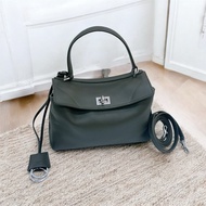 莉亞精品♡ BALENCIAGA Rodeo 灰綠色 二手美包