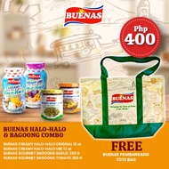 Buenas Halo-Halo & Bagoong combo Package with FREE TOTE BAG