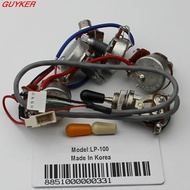 1 PCs LP electric guitar pickup wire harness for EPI SG LP dot (1 on off switch + 4 pot + plug) 1 PC