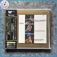 Elgar Jacqueline Du Pre Sir John Barbirolli Cello Concerto "Enigma" Variations Original CD Album [Se