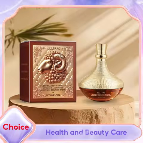 Collagen Anti Wrinkle Cream Sheep Placenta Increase Firmness Hydrating Fade Fine Lines Brightening L