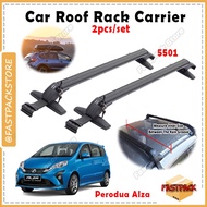 For Perodua Alza Car Roof Rack Rak Bumbung Kereta Carrier Cargo Luggage Anti Theft Cross Bicycle Roo
