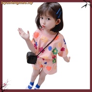 BNS 2PCS (Tshirt+Shorts) girl suit kids girl tshirt kids girl short pants kids girl baby girl clothi