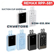 Remax Rpp-581 20W+22.5W Suction-Cup Power Bank 20000Mah 2 In 1 Quick Charger Large Capacity Power