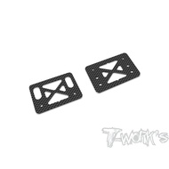 Tworks RC TO-354-N One Piece Graphite Rear Wing Stay Reinforcement And Heightening Plate ( For Kyosh