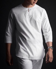 Baju Koko Putih / Baju Muslim Pria / Baju Kurta Kece / Baju Kaos Putih Muslim / Baju Koko pakistan / Kurta pakistan