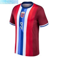 Free Customization Names Numbers Autumn Men Jerseys Erling Haaland Norway National Team Home New Jer