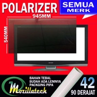 POLARIZER TV LCD 42 IN INCH SAMSUNG LG SHARP POLYTRON TOSHIBA SONY PANASONIC CHANGHONG KONKA