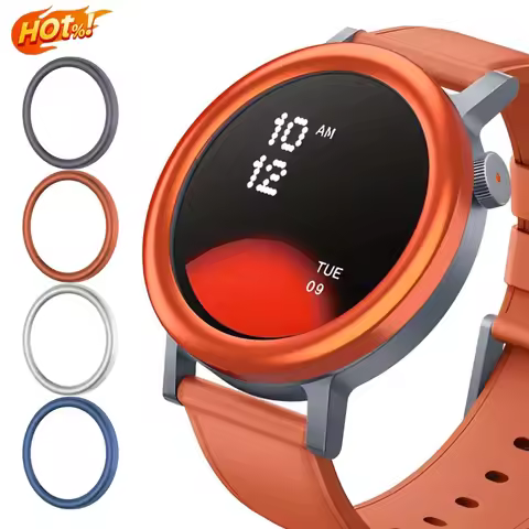 Metal Bezel Ring Replacement Watch Case Cover +Tempered Glass Protective Film for CMF Watch Pro 2 CM