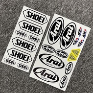 Shoei Helmet Sticker Waterproof Reflective Motorcycle Helmet Sticker Arai Helmet Lens Sticker Set