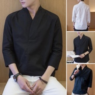 INCERUN ชุดกิโมโนแขน3/4ชุดประจำชาติเสื้อพอดีตัว,ชุดกิโมโนแขน (สไตล์เกาหลี) #0307