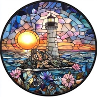 Diamond Painting DIY Mosaic Puzzle Stick Picture Frame Flower Garden Lighthouse Student Handcraft Cr