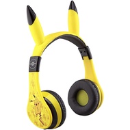 Pokemon Kids Bluetooth Headphones Wireless Headphones with Microphone Includes Aux Cord