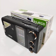 Radio cas portable Fleco 3010UAR USB BLUETOOTH FM AM SW model jadul