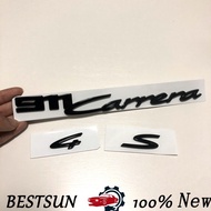 Porsche New 911 Carrera 4S Emblem 4WD Sport Rear Tailbox Trunk Badge Nameplate Sticker