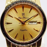 OP olym pianus sapphire นาฬิกาข้อมือผู้ชาย รุ่น 5672M-406E  ( ของแท้ประกันศูนย์ 1 ปี ) NATEETONG