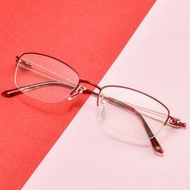 百世芬8282SN優雅淑女鏡半框眼鏡框金屬合金眼鏡架老花眼鏡框