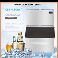 Iceler Mesin Es Batu Kristal 1 Ton Commercial Ice Maker 1000KG/24JAM Ice Cube Machine 1000 Kg