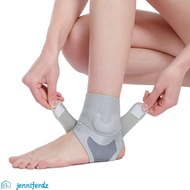 JENNIFERDZ Ankle Support Brace, Adjustable Elastic Compression Ankle Strap, Wrap Anti-Sprain Guard S