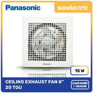 Panasonic FV-20 TGU Ceiling Exhaust Fan 8 inch / 8" / 20 cm FV 20 TGU / 20-TGU / 20TGU / 20 TGU - PU