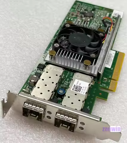 Original 0N20KJ Y40PH Broadcom 57810s 10Gb 10GbE Gigabit Dual Port SFP+ Fiber Network Card For Dell 