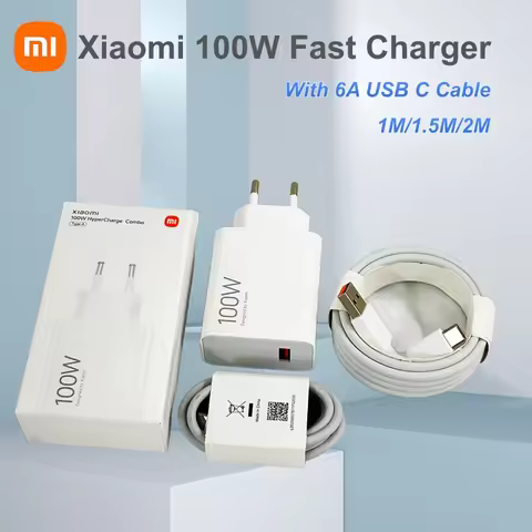 Original Xiaomi 17 Pro Max Charger 100W Hypercharge Adapter Type C 2M Cable for POCO X8 Pro Max F8 P