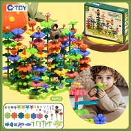DIY Flower Toys Educational Children's Flower Toys Montessori Brick Blocks Flower Display Brick Bloc