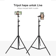210cm Tripod Camera Phone Holder for Live Stream Makeup YouTube /portable 2m bracket/profession phot