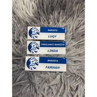 NAMETAG EPOXY ZUS COFFEE