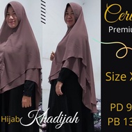 Syar'I Jumbo 2 Layer Ceruti Hijab