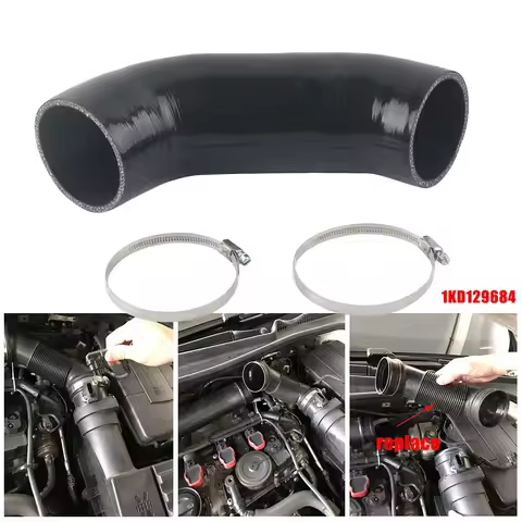Silicone intake hose For AUDI A3 8P VW Beetle Golf Mk5 Mk6 04-19 EA888 2gen 1KD129684 1K0129684L